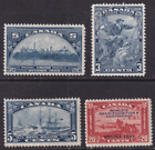 Canada 1933-34, #202/208 Mint H, OG