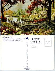 High Park Garden, Toronto, Ontario, Canada Vintage PC  - Picture 1 of 1