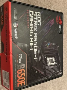 ROG Strix B650E-F Gaming WiFi AM5 ATX AMD Mainboard NEU!!! - Bild 1 von 6