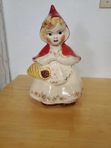 Vintage 1967 Hull And Kane Little Red Ridding Hood Cookie Jar - Picture 1 of 13