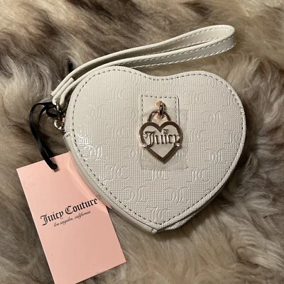 Muñequera Juicy Couture Simply Perfect Heart con cremallera - Angel nueva con etiquetas Foto 1 de 4
