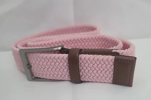 The Men's Store B086106 Woven Stretch Pink Belt Size 40 - Picture 1 of 2