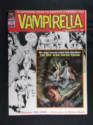 Vampirella #9 VF 7.5 Wally Wood & Frank Frazetta Art Warren Magazine 1971 - Image 1 of 4