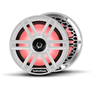 Rockford Fosgate M2-8H Color Optix 8” Marine 2-Way Speaker (Horn) - White (Pair) - Picture 1 of 6