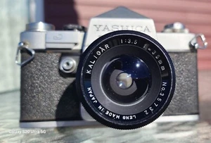 Yashica Penta J #9336914 W/ kaligar 35/3.5 Preset Lens, Working Both, 9+ Body. - Picture 1 of 17