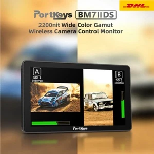 Portkeys BM7IIDS 7 inch Monitor Camera 2200nit Wireless Control BMPCC4/6K Pro - Bild 1 von 7