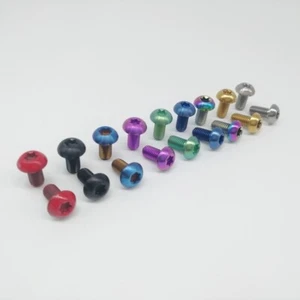 12 Stck. Titan Ti M5x10mm Schrauben Torx T25 Kopf Titan Scheibe Bremse Rotor Schrauben - Bild 1 von 10