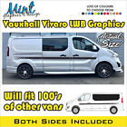 Lwb Vauxhall Vivaro Camper Motorhome Stripes Decals Stickers Van Graphics 111