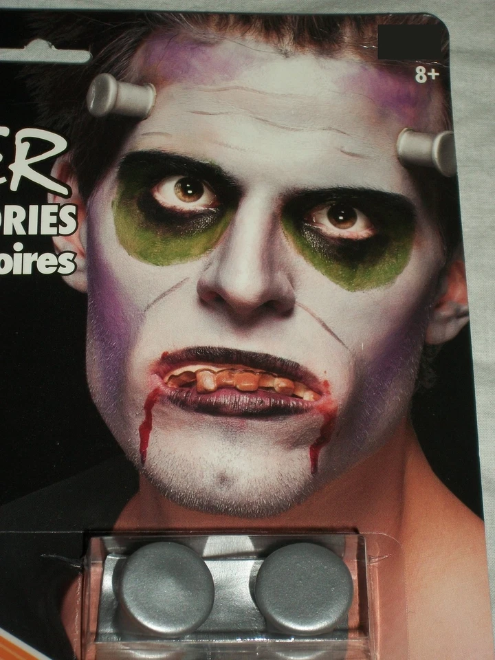 Halloween Monster Latex Blood Teeth Bolts Costume Makeup Theater Stage