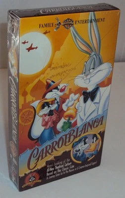 Looney Tunes Carrotblanca VHS Video Bugs Bunny Daffy Duck Pepe Le Pew Cartoon WB - Image 1 of 4