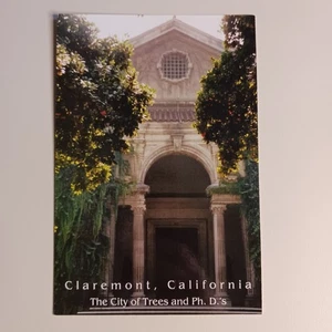Postal de la ciudad de los árboles y PH.D. Claremont, California Colleges - Imagen 1 de 6