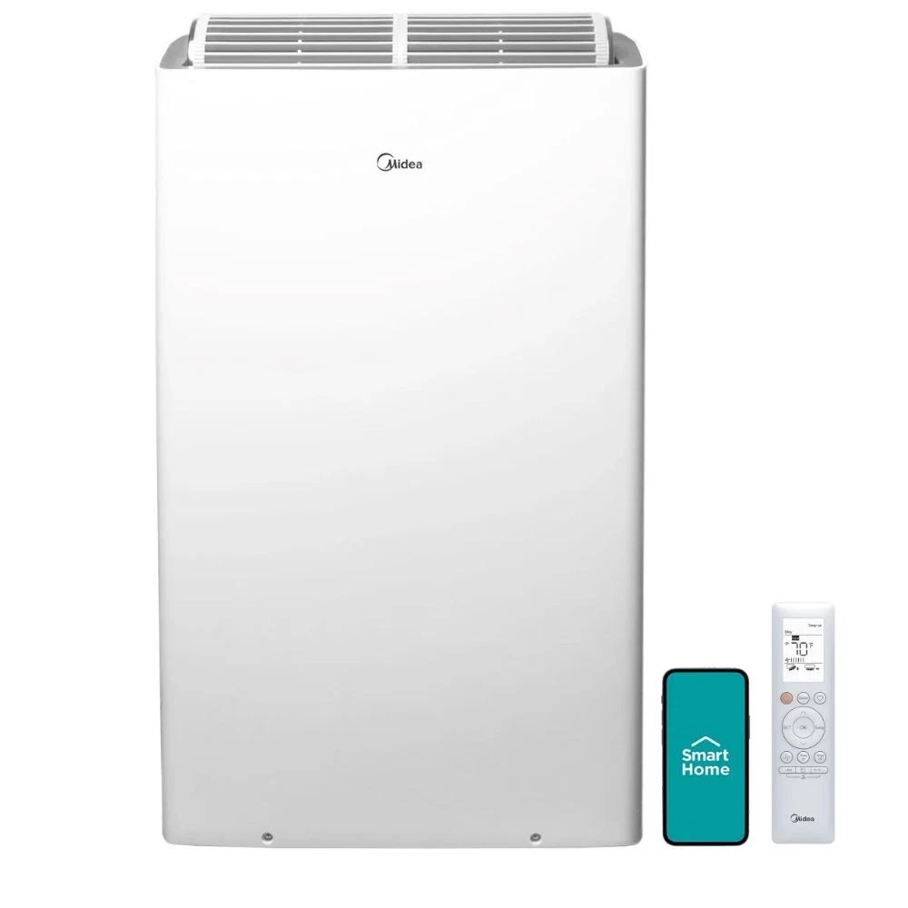 Midea ポータブルエアコン ホワイト Midea 8,000 BTU Smart Portable Air Conditioner in White with