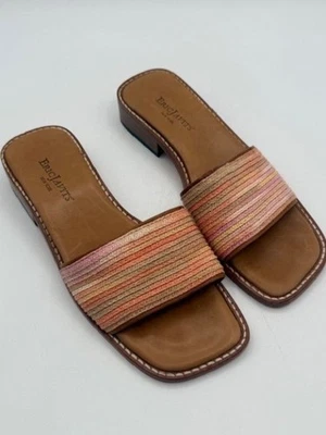 Sandalias para mujer Eric Javits multicolores tejidas y de cuero talla 6 Foto 1 de 4