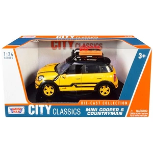 Motormax 79752 Mini Cooper S Countryman Diecast Model, 1/24 Scale, Yellow Met... - Picture 1 of 1