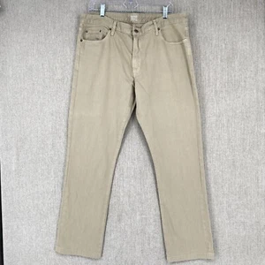 Bonobos Jeans Mens 38x30 Khaki Travel Straight Leg Denim Stretch Casual Comfort - Picture 1 of 12