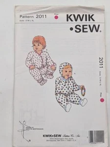 Vintage Sewing Pattern Kwik Sew 2011 - Baby items 1990 Sz s to XL uncut - Picture 1 of 2
