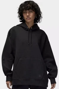 Nike Damen Air Jordan Flight Fleece Pullover Hoodie Schwarz FB5110-010 Gr. L - Bild 1 von 3