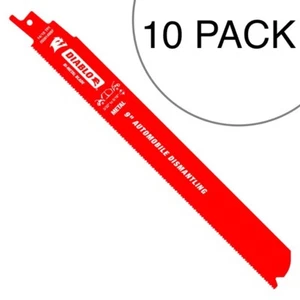10 lames de scie alternative Diablo 9" 14/18 TPI démontage automatique pour Sawzalls - Photo 1/13