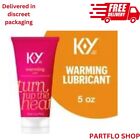K-Y Warming Jelly Lube, Sensorial Personal Lubricant, Glycol Based Formula, Safe