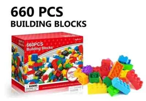 660 Pieces Building Blocks Children Diy Creative Bricks Educational Toy Gift NEW - Picture 1 of 5