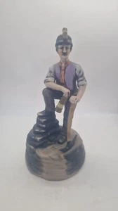 SAXONY David Fisher Miner Musical Figure 1988 Rare Clockwork Riccall Ornament - Picture 1 of 7