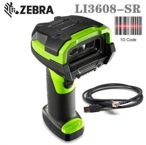 Zebra LI3608-SR00003VZCN Standard Range USB Handheld 1D Barcode Scanner Imager - Picture 1 of 11
