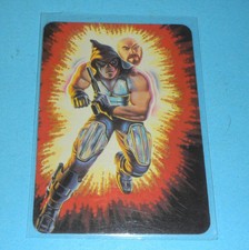 Series 1 Milton Bradley 1986 GI Joe Cobra ARAH Action Trading Card Zartan #113