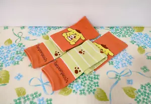 Sanrio Pompompurin Pom Pom Purin Atari Kuji 2021 Leg Warmers Orange Brand New! - Picture 1 of 3