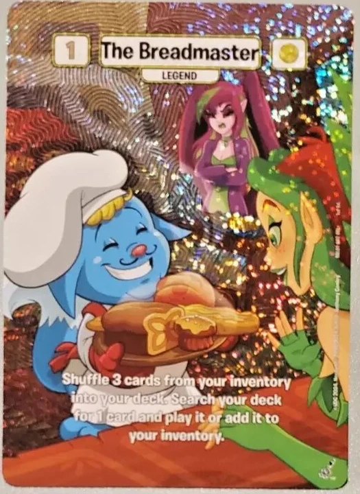Neopets Battledome TCG The Breadmaster Full Art Foil OBL Promo #2 NM IN HAND - Image 1 of 1