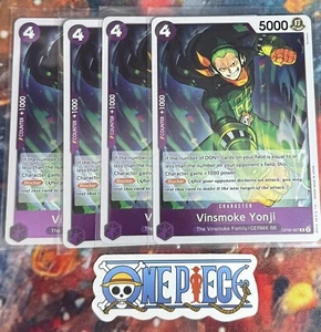 4x One Piece OP06-067 R Vinsmoke Yonji - English - Playset - TCG - Foil - Mint - Picture 1 of 1