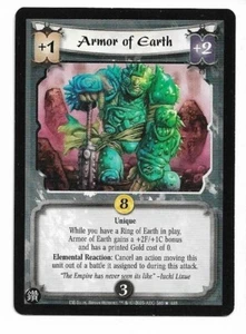 L5R: *ARMOR OF EARTH* - Diamond Edition - Legend of the Five Rings CCG - Picture 1 of 1