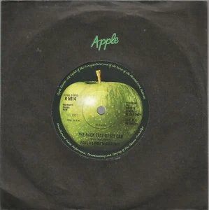 Paul & Linda McCartney - The Back Seat Of My Car 1971 Apple 7 inch vinyl single - Picture 1 of 2