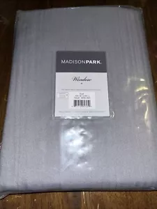 Bufanda transparente para ventana triturada sólida Madison Park Harper para drapear decoración - Imagen 1 de 1