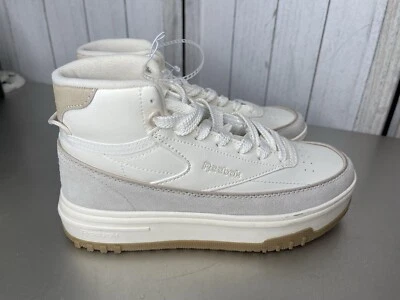 ¡Nuevo! Zapatos de caña media para mujer Reebok Club C Geo Chalk modernos beige talla 7 Foto 1 de 4