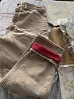 Carhart Duck Pants Red Insulated Vintage 40X32