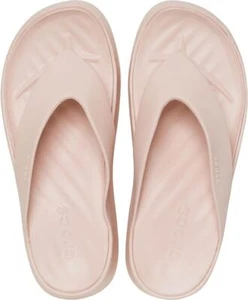 Crocs Women's Getaway Flip Quartz Platform Flip Flops - Picture 1 of 3