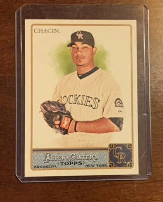 2011 Topps Allen and Ginter Baseball Card #4 Jhoulys Chacin - Image 1 of 2