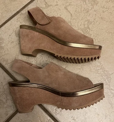 LN SANDALIAS PLATAFORMA CUÑA GAMUZA CUERO GAMUZA CUERO PEDRO GARCIA FELIPE TALLA 7.5 8 38 Foto 1 de 4