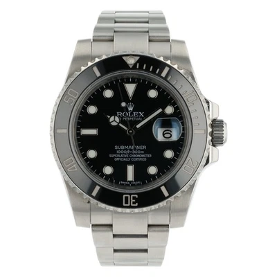 Rolex Submariner acero inoxidable esfera negra 40 mm reloj automático para hombre 116610LN Foto 1 de 4