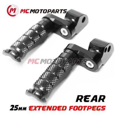 R-FIGHT Passenger Footpegs 25mm Riser For Buell XB9S XB12S XB9SX XB9R — 第 1/4 张图片
