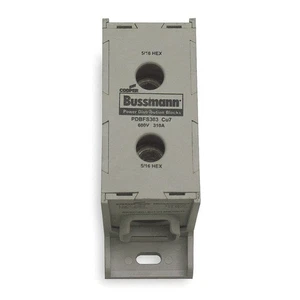 BUSSMANN PDBFS303 Power Distr Block,Al/Cu,600V AC/DC 3ZJA4 - Picture 1 of 1