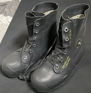 NE US GI Military Mickey Mouse Extreme Cold Weather Bunny Boots Black Size 9 W - Picture 1 of 7