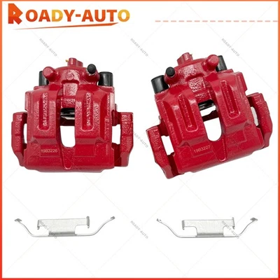 2Pcs Rear LH & RH Brake Caliper with Bracket For BMW E90 323i 325i 325xi 328xi Foto 1 de 4