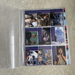 Street Fighter The Movie Trading Card Base Set 1-90 (Upper Deck, 1994) In Binder - Foto 1 di 11
