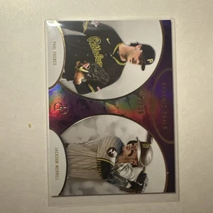 2025 Paul Skenes Jackson Merrill Topps Dynamic Duals Purple Pirates Padres #38 - Picture 1 of 7