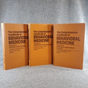 The Comprehensive Handbook of Behavioral Medicine: Vol 1,2,3 Hardback - Picture 1 of 24