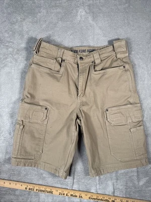 Pantalones Cortos de Carga Duluth Trading Co. Flex Firehose Para Hombres 34 Caqui Ropa de Trabajo Utilidad Foto 1 de 4