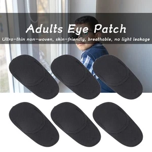 6Pcs Medium Black Glasses Eye Patch Cover Either Eye for Adults Kids - Picture 1 of 23