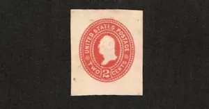 1899 U.S. STAMPED ENVELOPE 2c Carm on Orien Buff WASHINGTON Die I Sc#U360 Mint* - Picture 1 of 1
