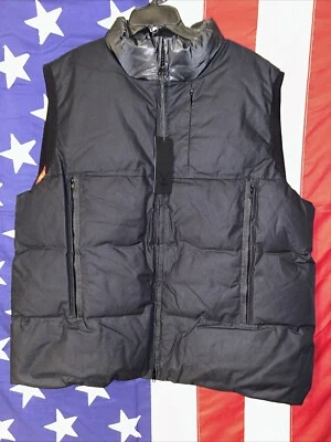 UNDER ARMOUR X Made In Italy Goose Down Vest 1251992-001 Black (MEN'S 2XL) NWT! - Image 1 of 4